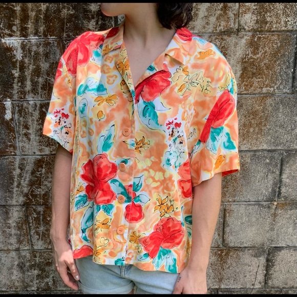 Ruby Rd. - Floral Button-Up - Picture 2 of 4